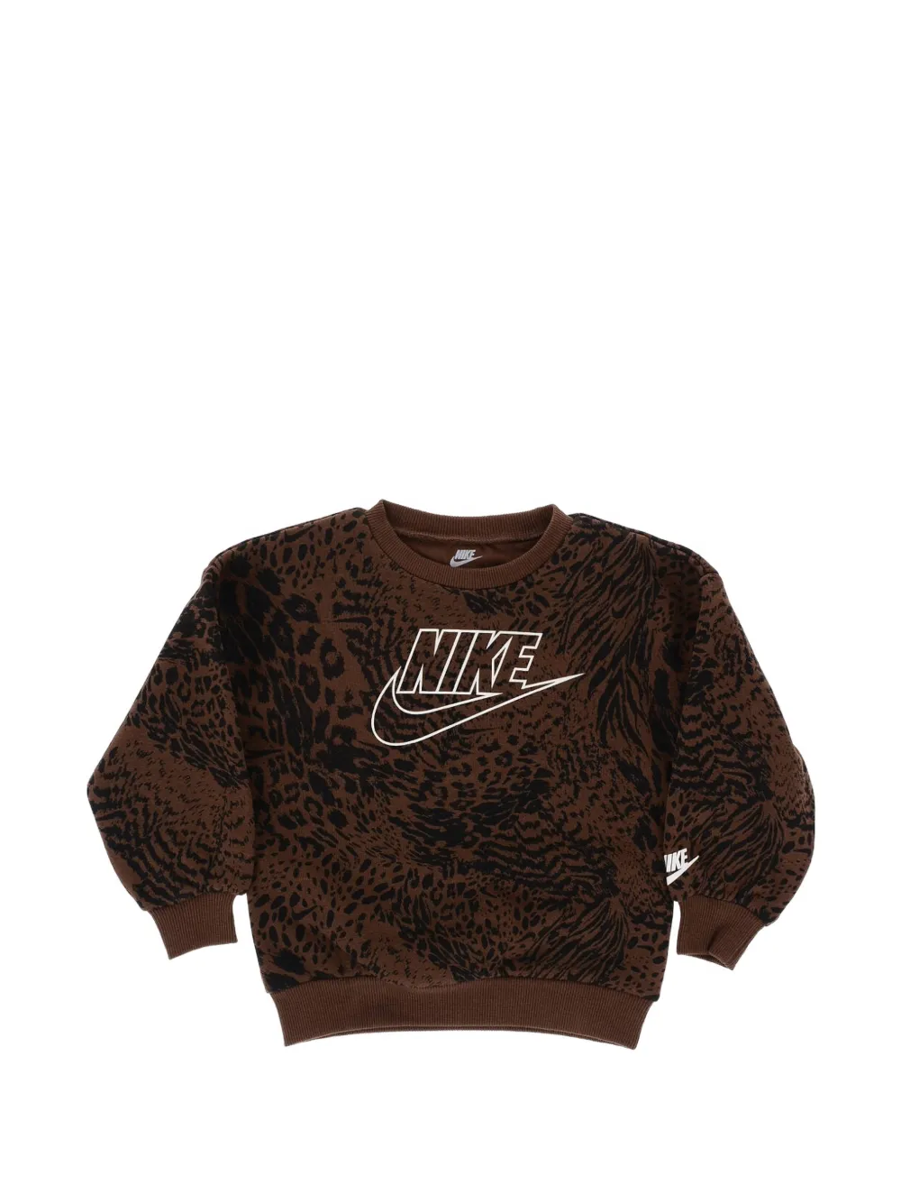 Nike Kids animal-print Swoosh sweatshirt and leggings set Bruin