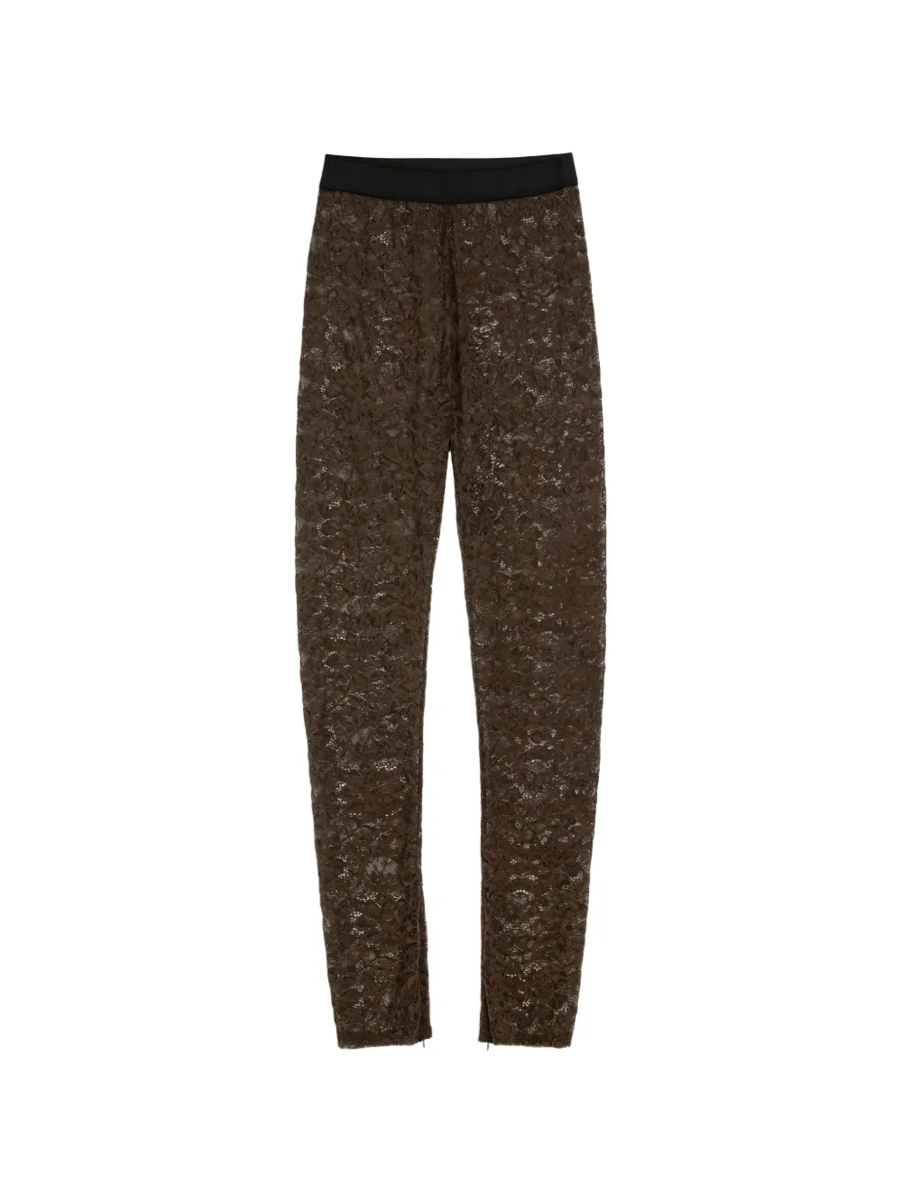 Vera Wang Frances Hose mit Stretchspitze - Braun