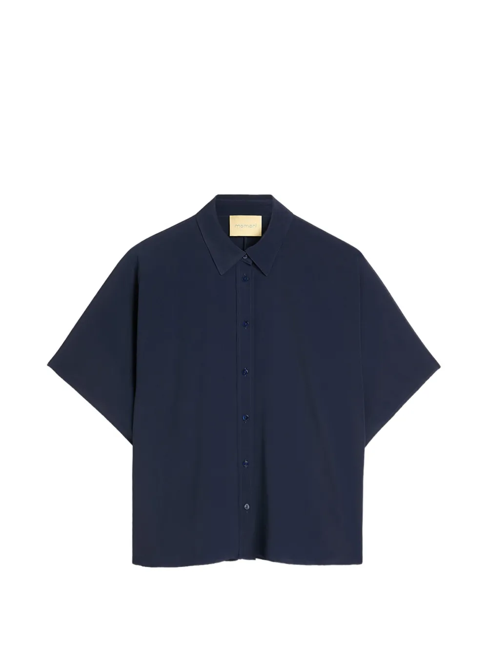 MOMONÌ Brooklyn crepe shirt - Blau