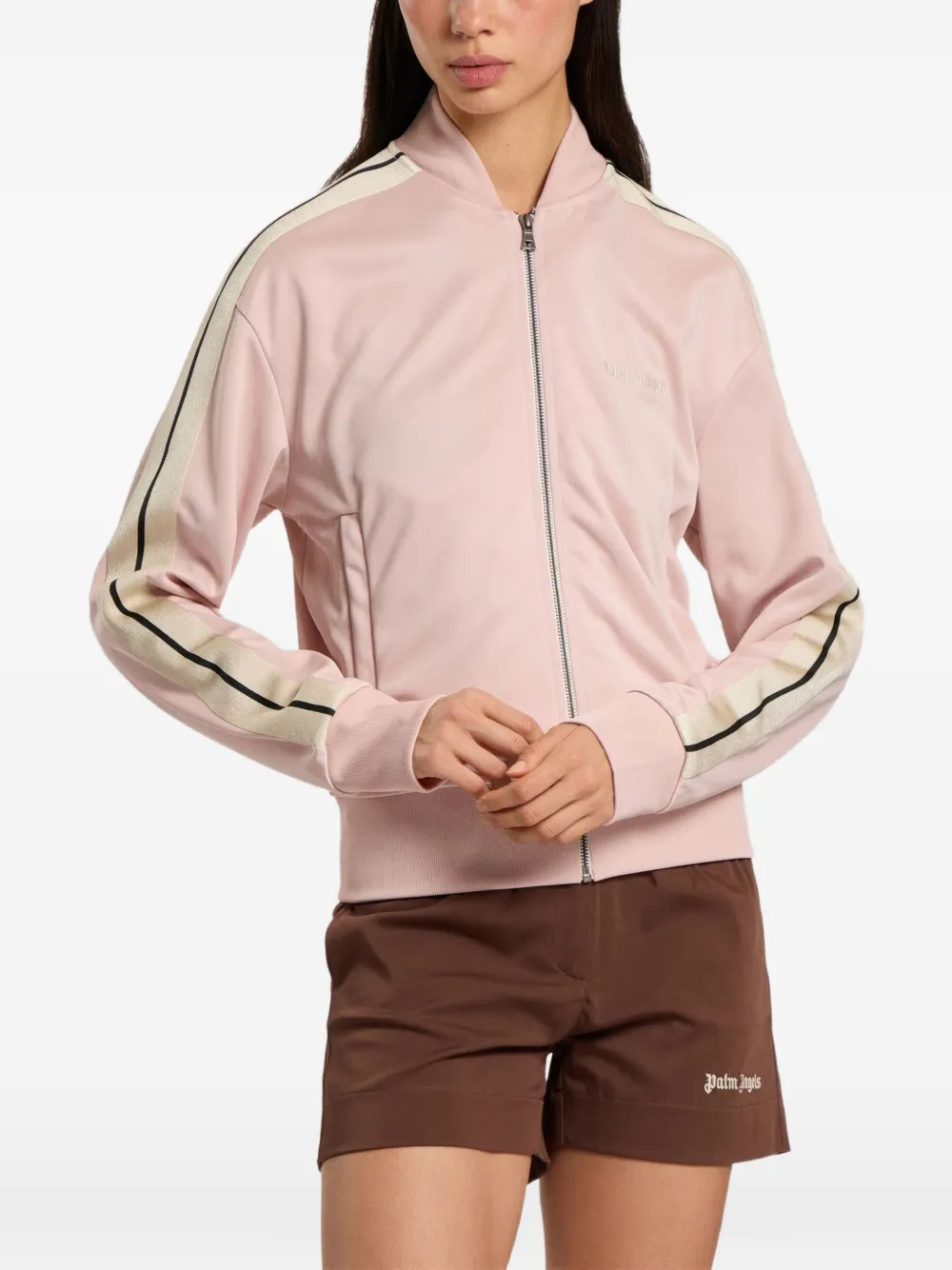 Palm Angels Trainingsjack met logoprint Roze