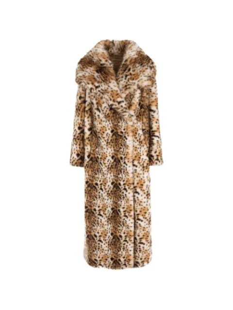 UNCOMMON leopard-print faux-fur coat