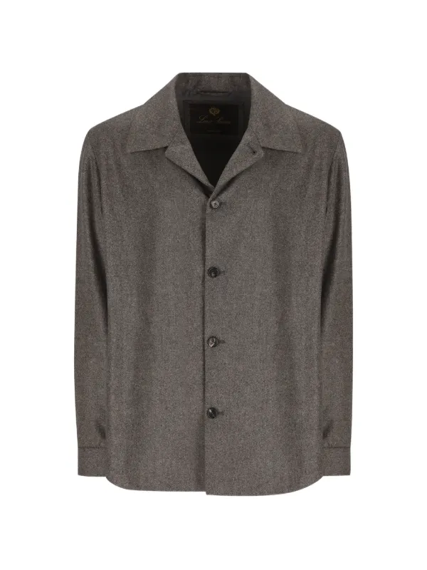 Loro Piana Button-up Shirt in Brown