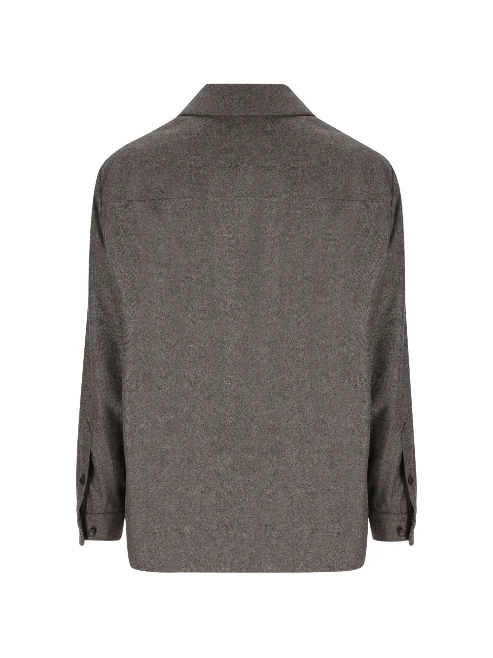 Loro Piana Button-up Shirt in Brown, view 2