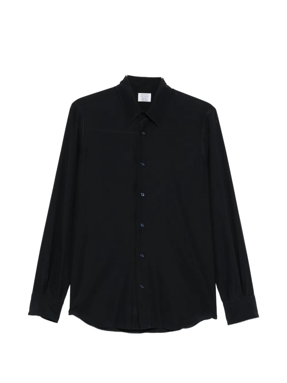 Mazzarelli long-sleeve button-up shirt - Blau