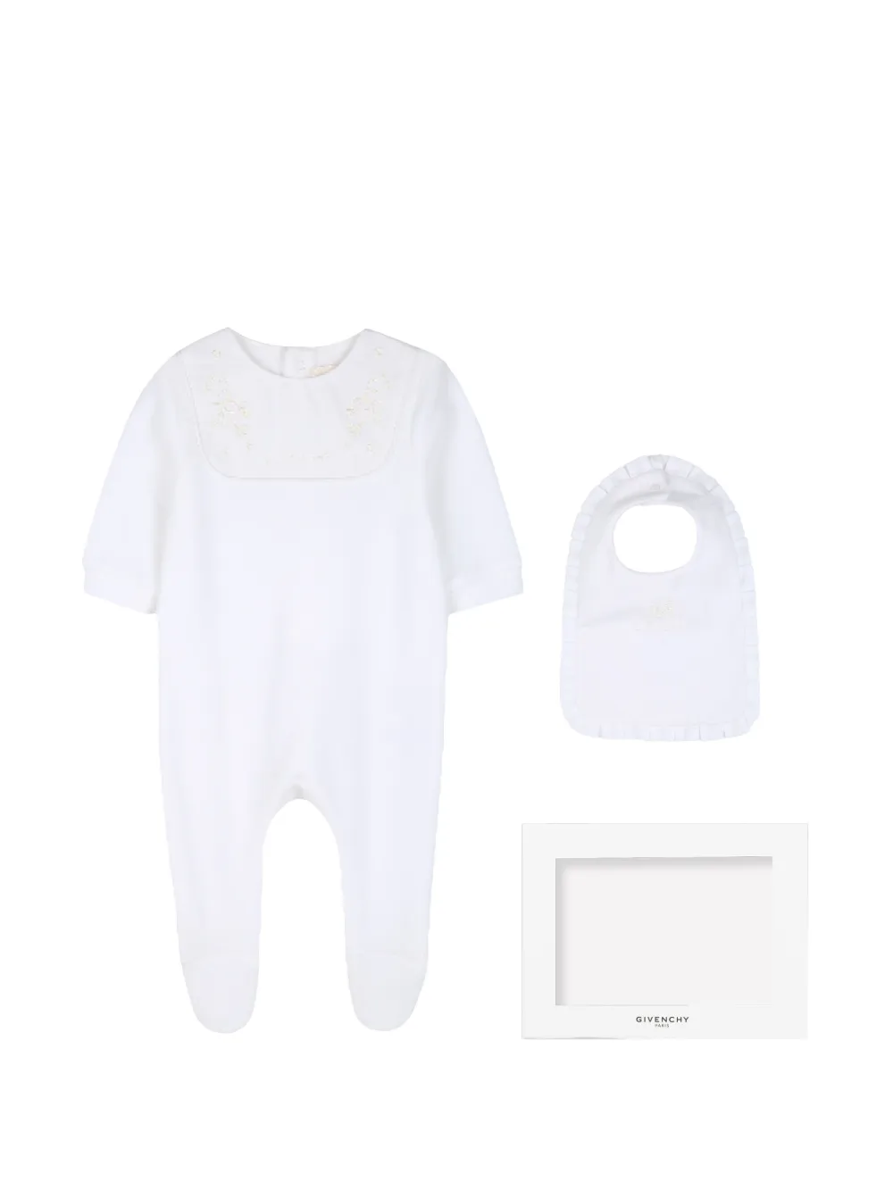 Givenchy Kids Bestickter Pyjama - Weiß