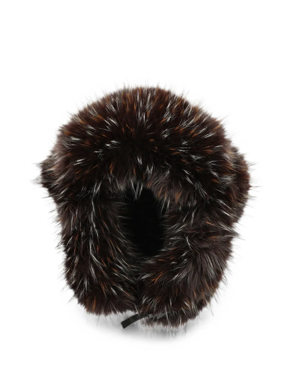 UNCOMMON ear-flap faux-fur hat - Marrone