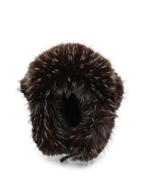UNCOMMON ear-flap faux-fur hat