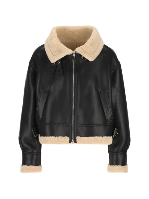 UNCOMMON zip-up leather jacket