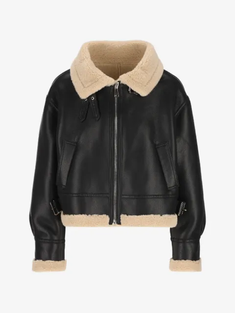 UNCOMMON zip-up leather jacket