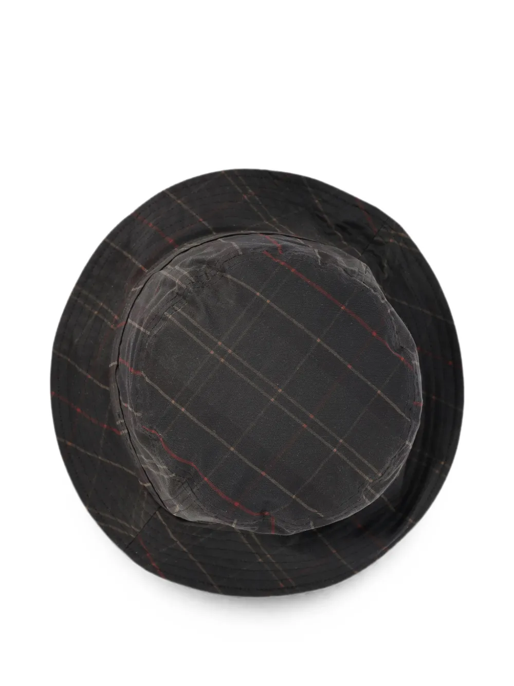 Barbour Haydon vissershoed met tartan-ruit Grijs
