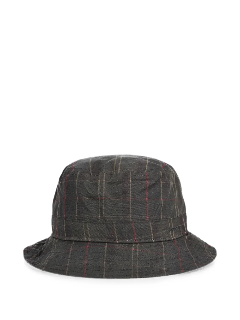 Barbour Haydon vissershoed met tartan-ruit Grijs