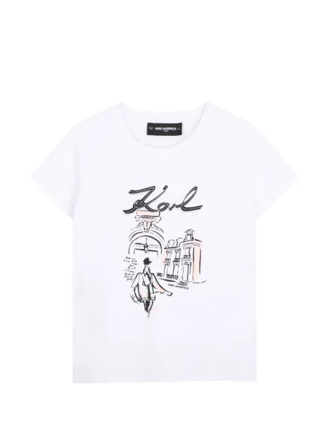 Karl Lagerfeld Kids graphic-print T-shirt