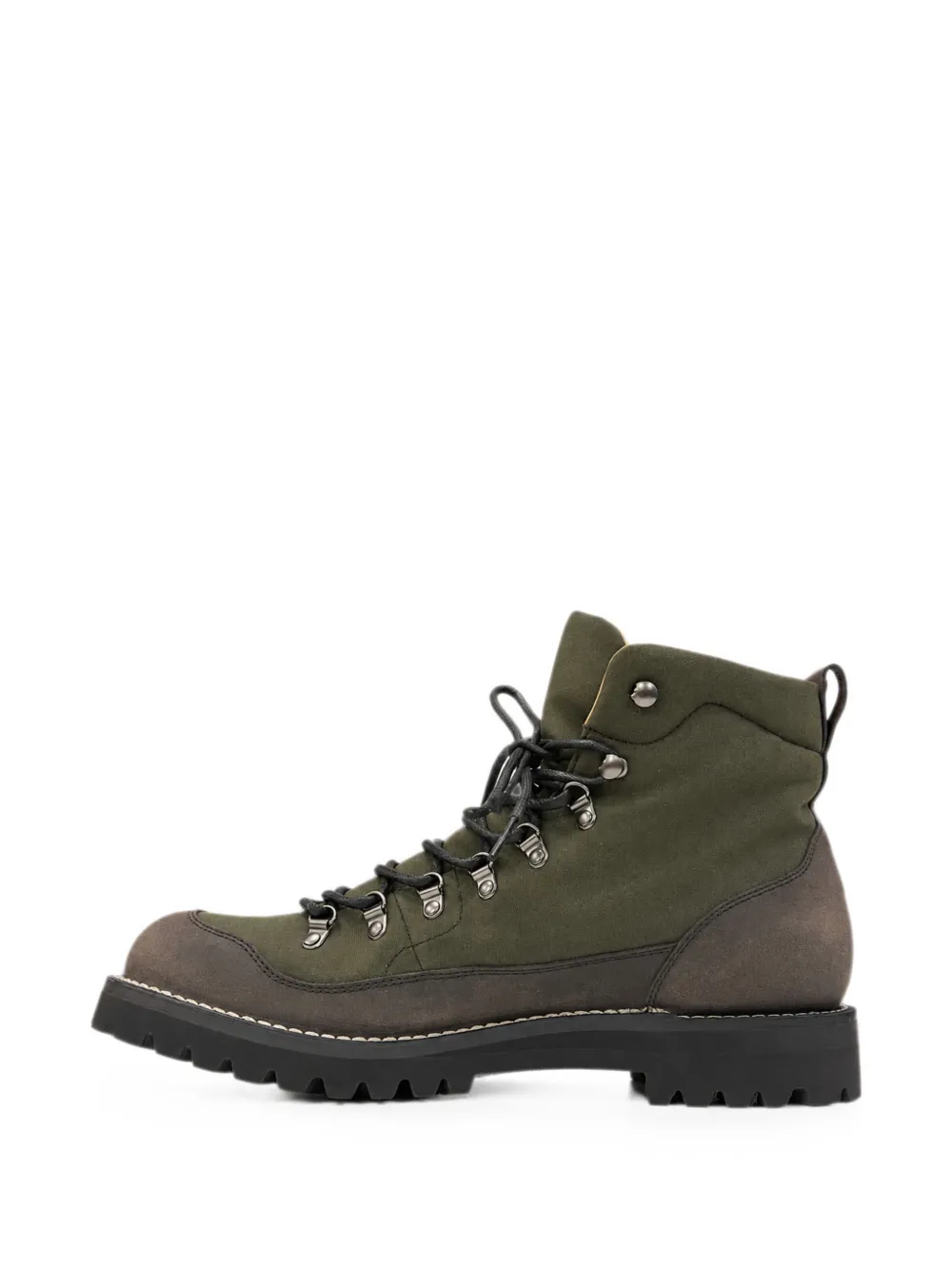 Church's lace-up panelled boots Groen