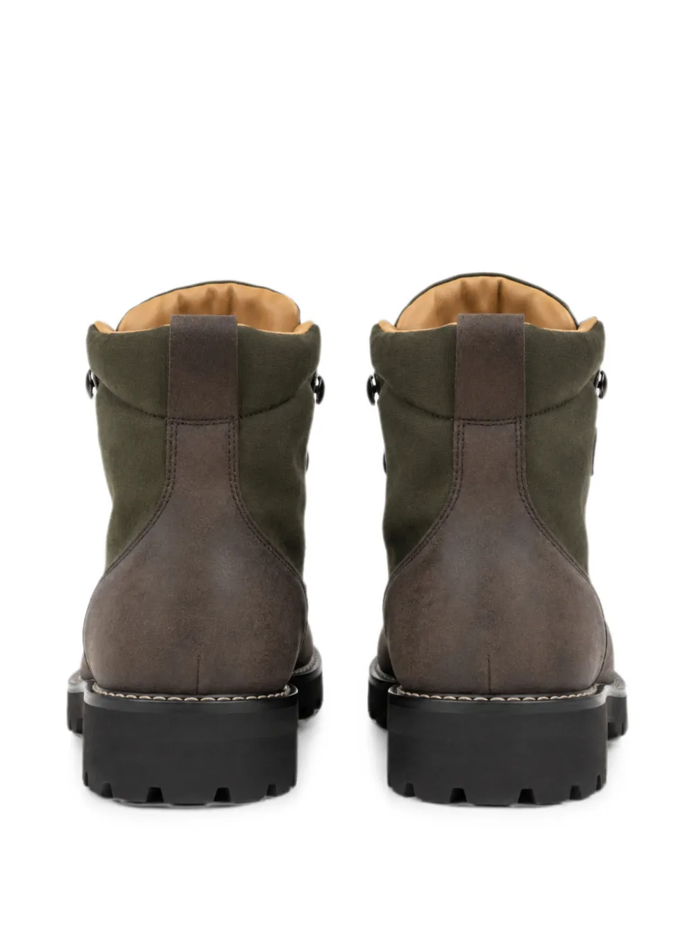 Church's lace-up panelled boots Groen