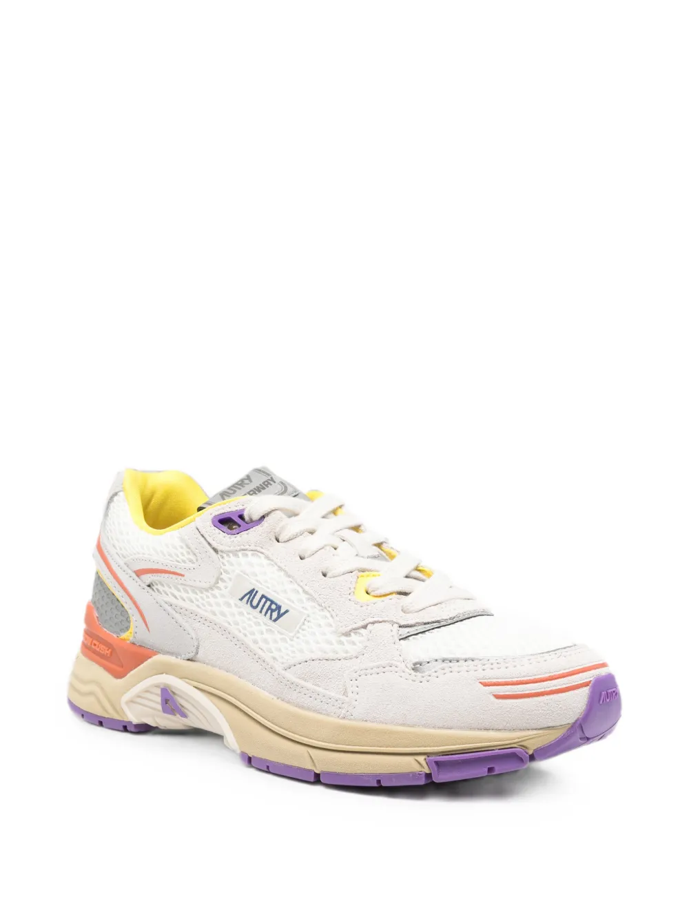 Autry Hyperway panelled sneakers Beige