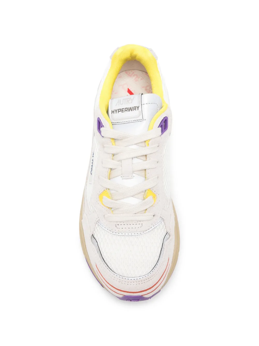 Autry Hyperway panelled sneakers Beige