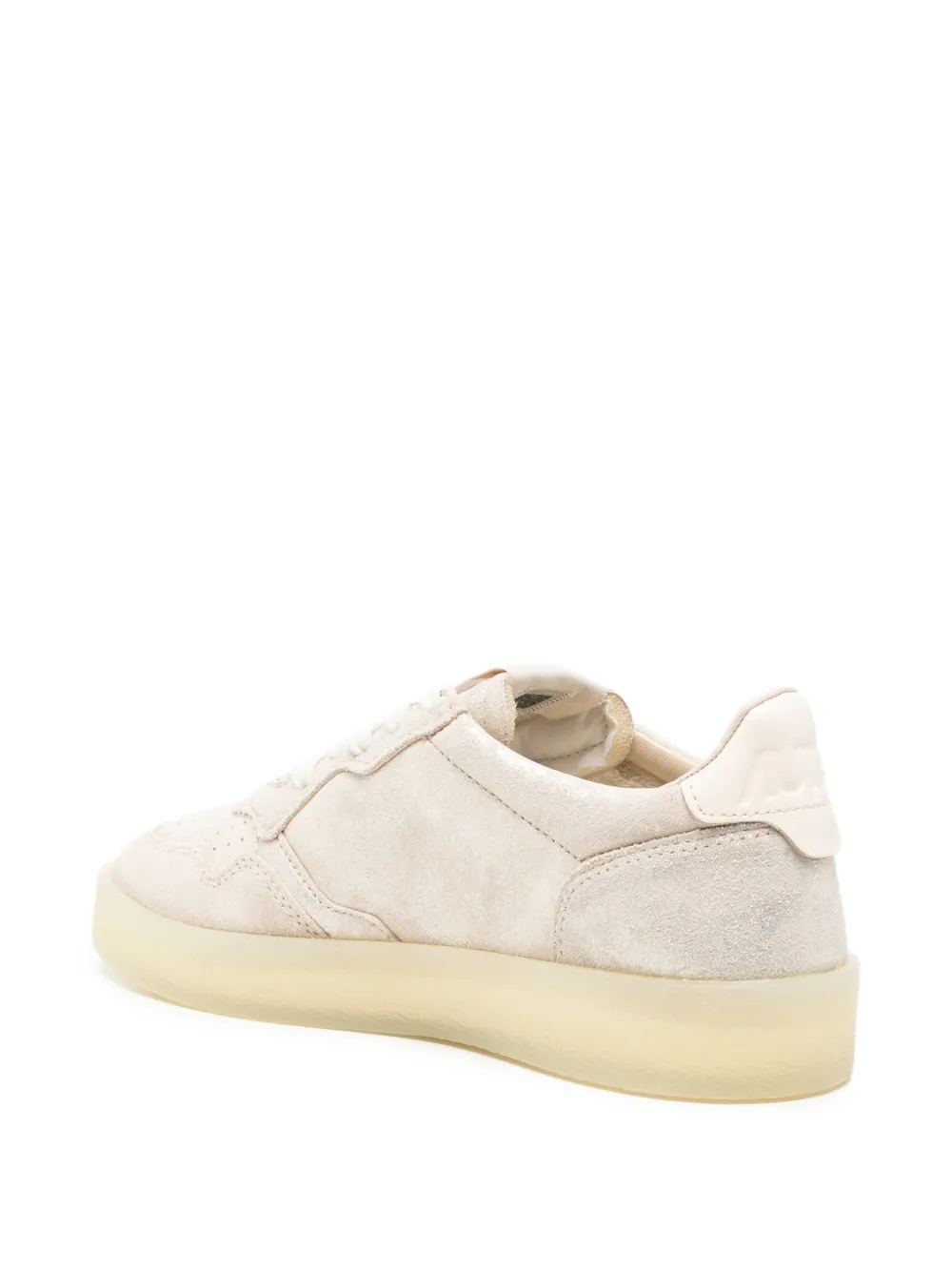 Autry suede panelled sneakers Beige