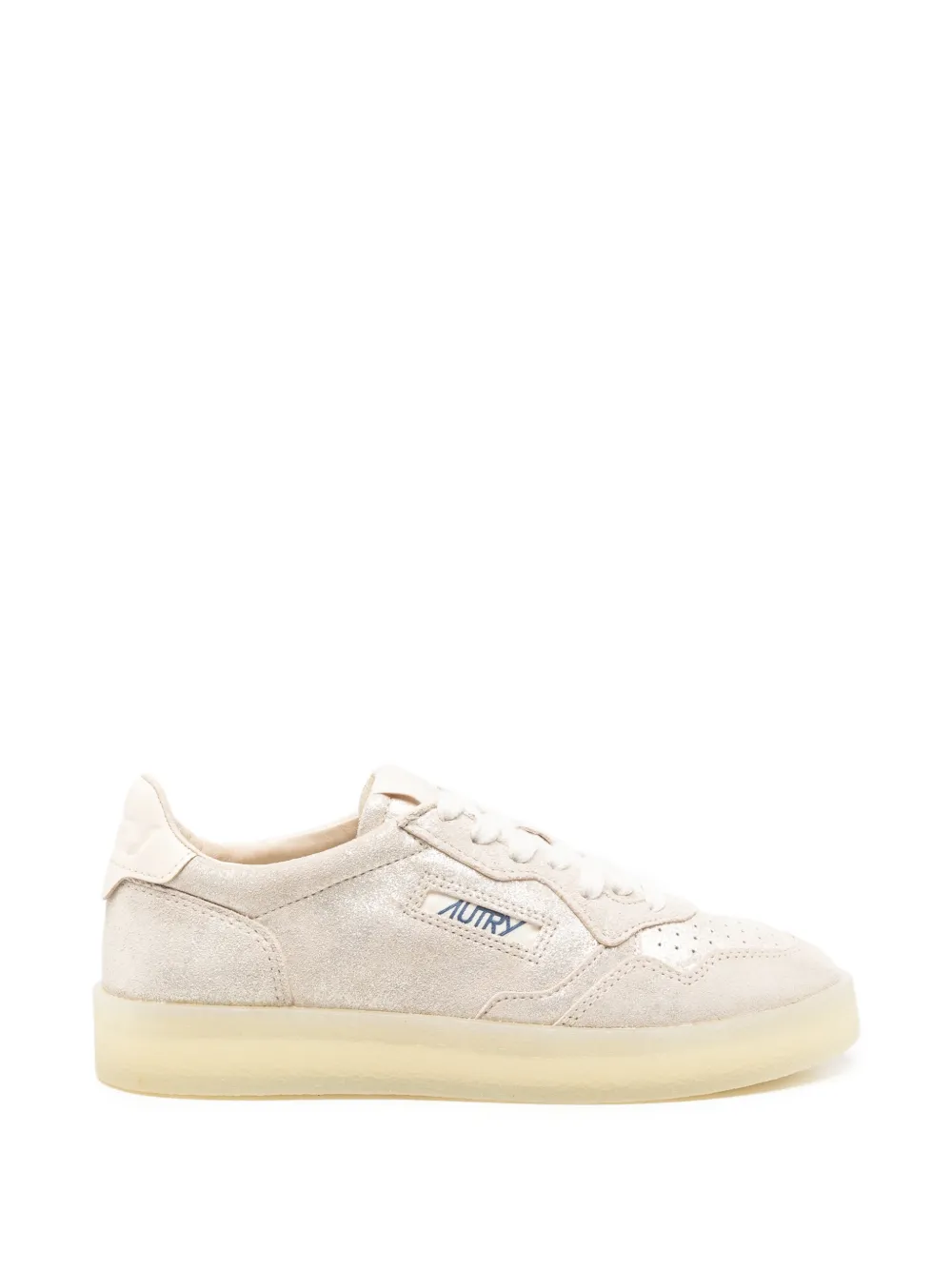 Autry Sneakers mit Wildledereinsätzen - Nude