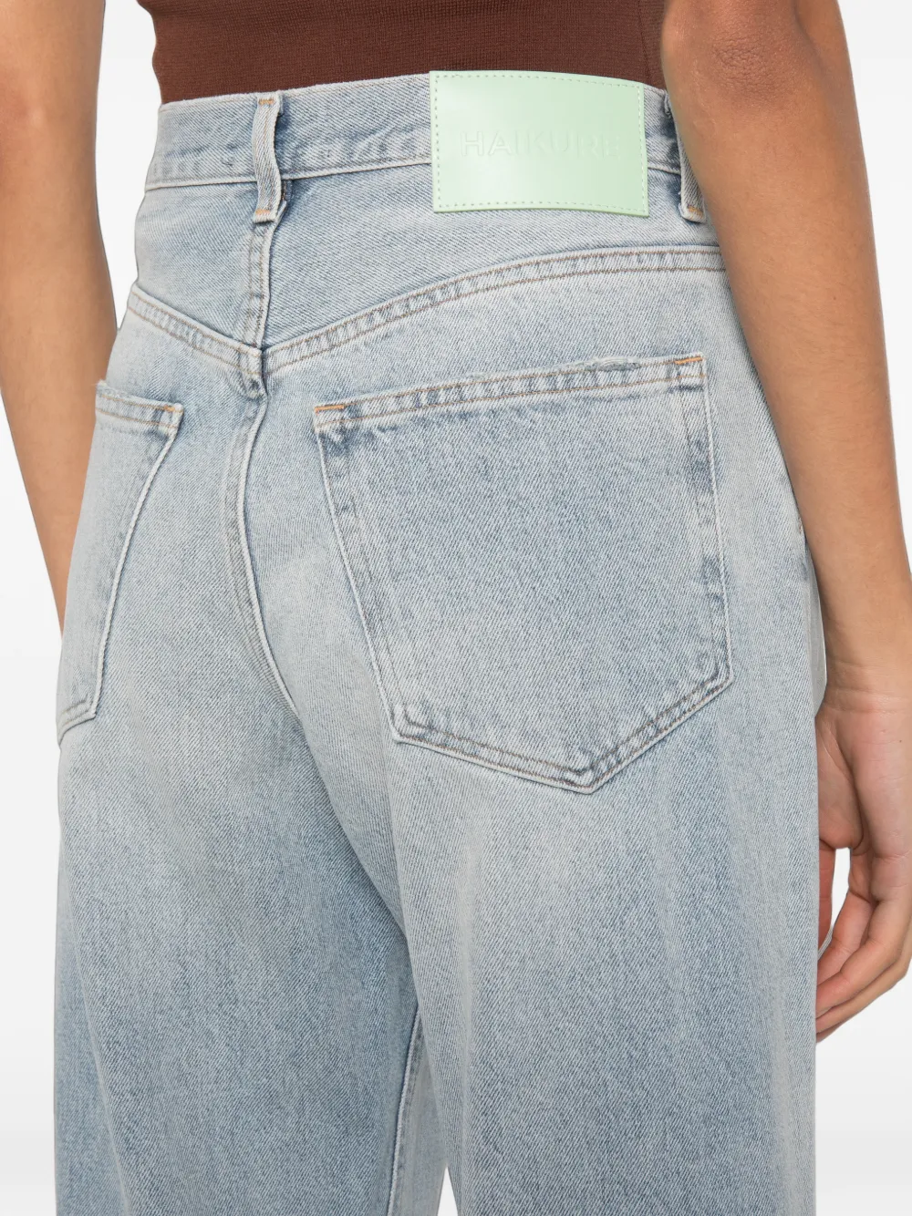 Haikure Gerafelde jeans Blauw