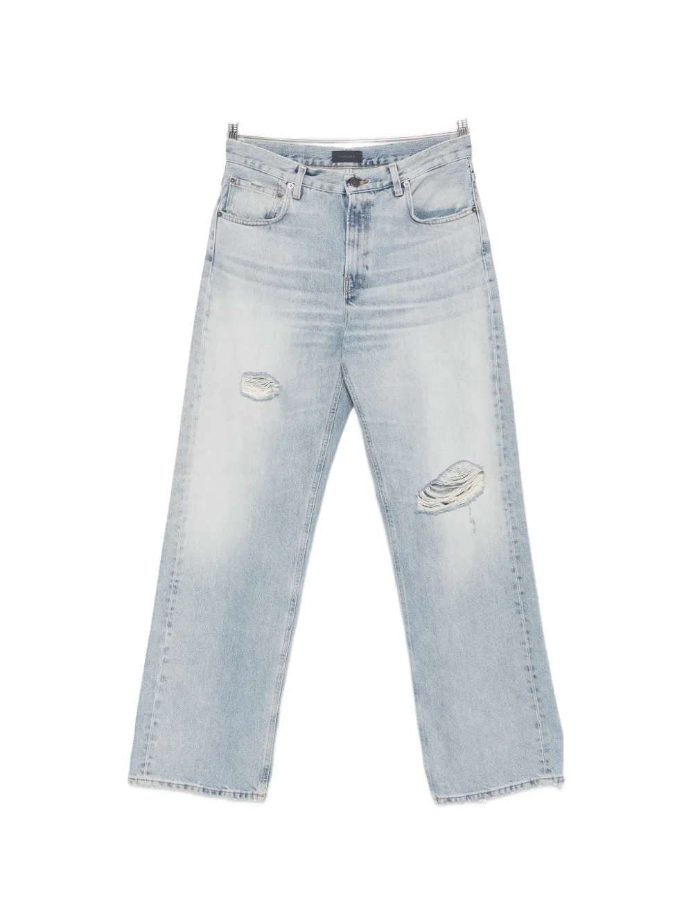 Haikure distressed wide-leg jeans - Blu