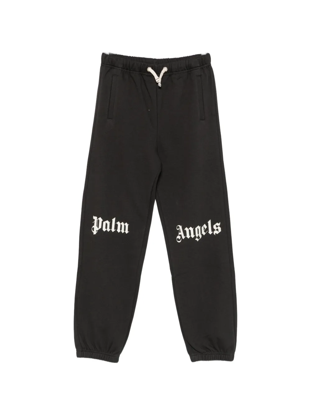 Palm Angels Kids logo-print track pants - Nero