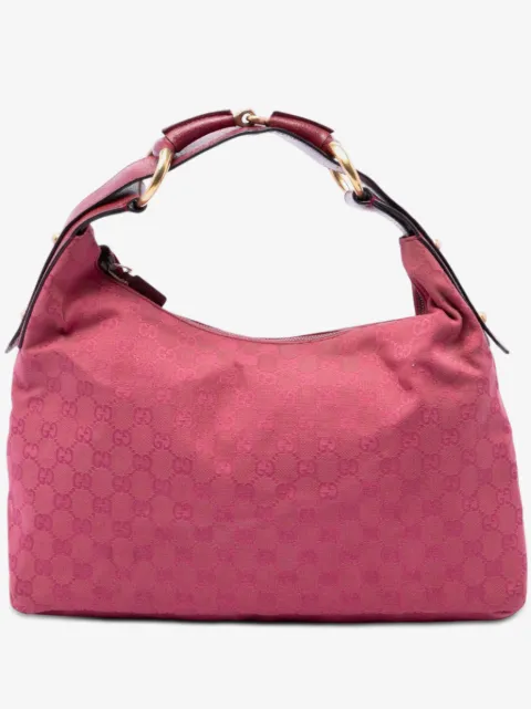 Gucci Pre-Owned 2000-2015 GG Canvas Horsebit hobo bag