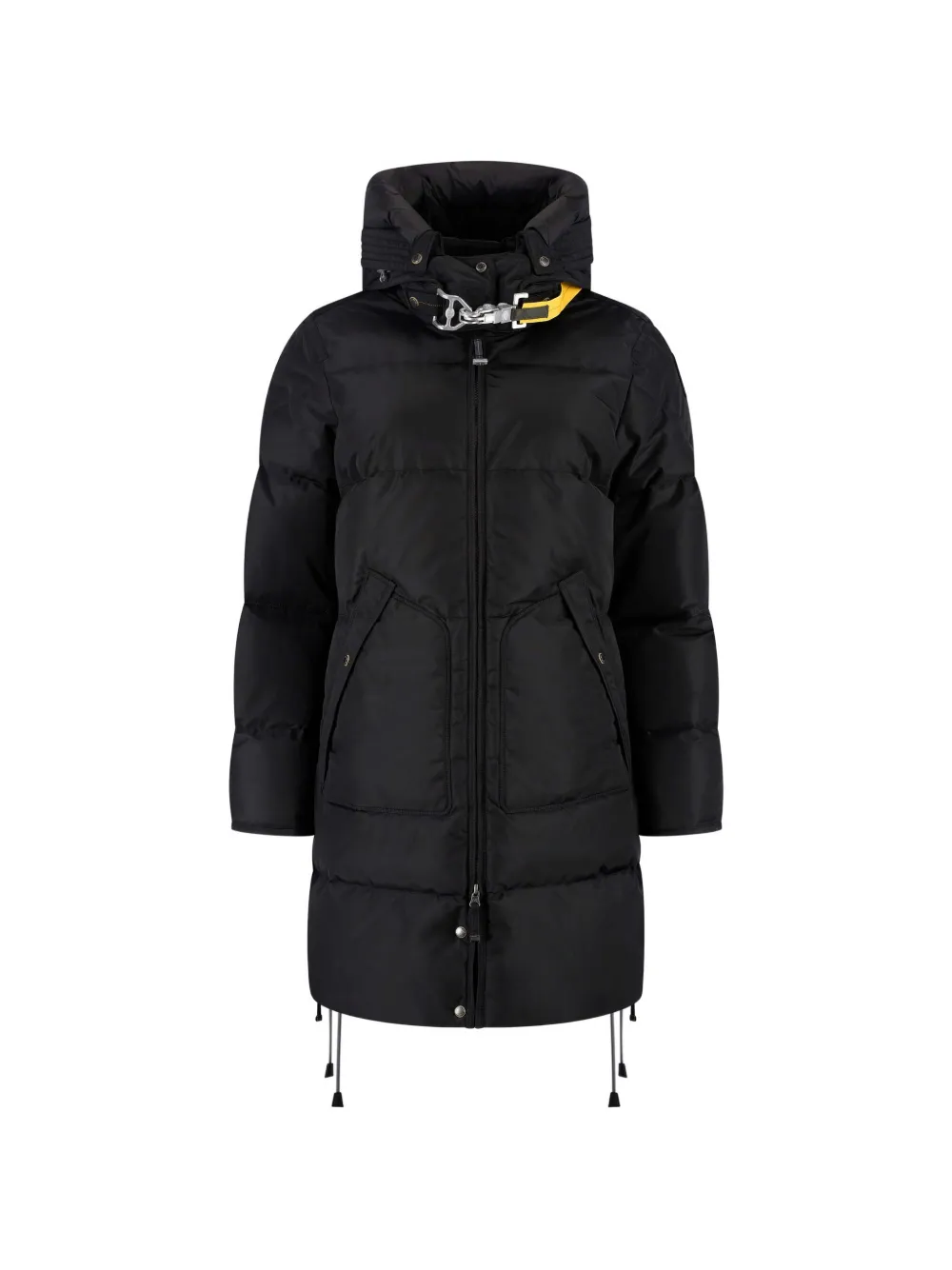 Parajumpers Long Bear quilted hooded jacket - Schwarz