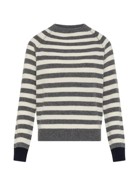 Seventy striped raglan-sleeve sweater