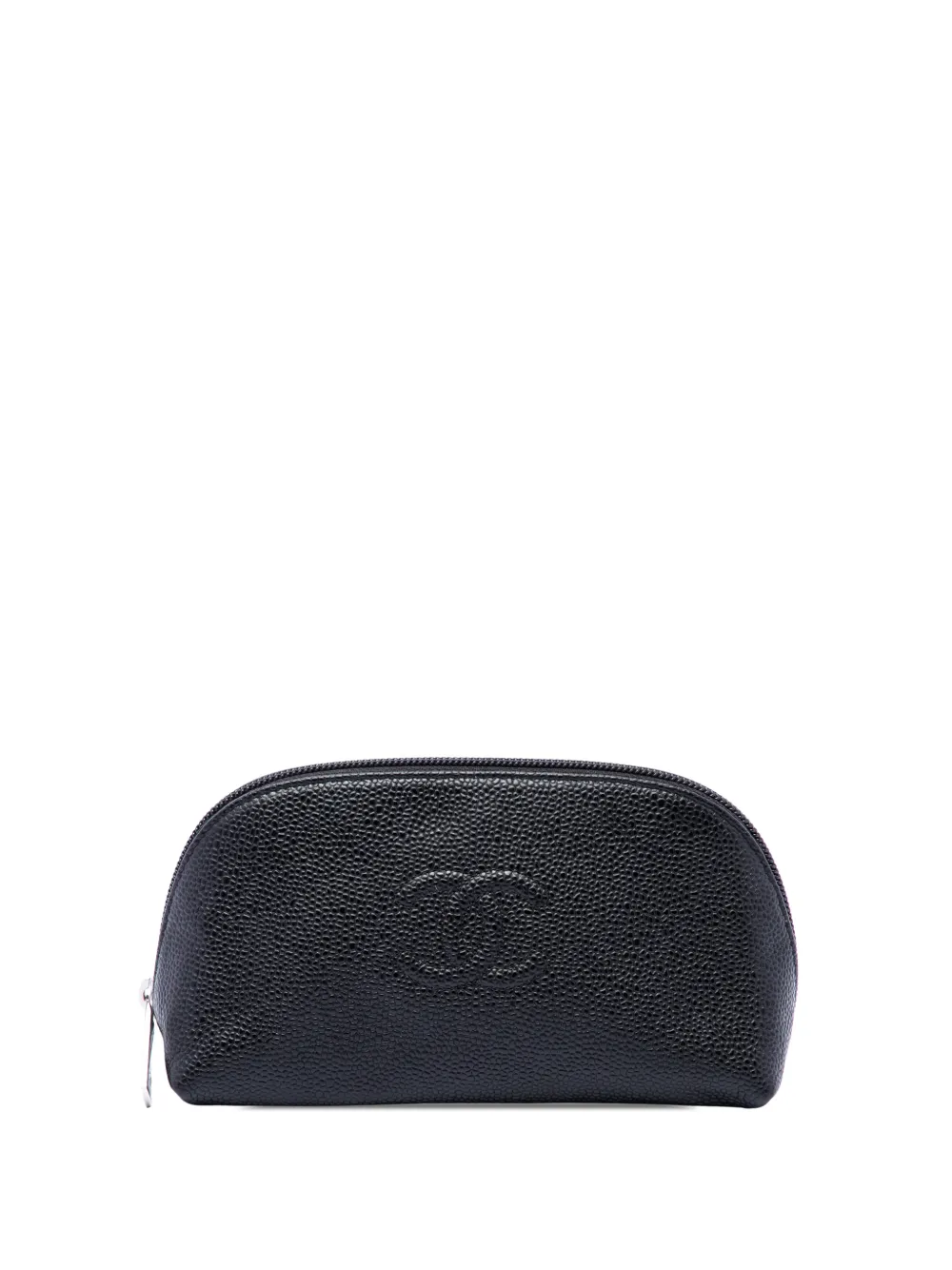 CHANEL Pre-Owned 2012 CC Caviar Cosmetic Cosmetic pouch - Schwarz