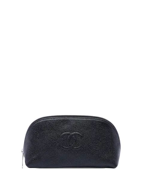 CHANEL Pre-Owned 2012 CC Caviar Cosmetic Cosmetic pouch