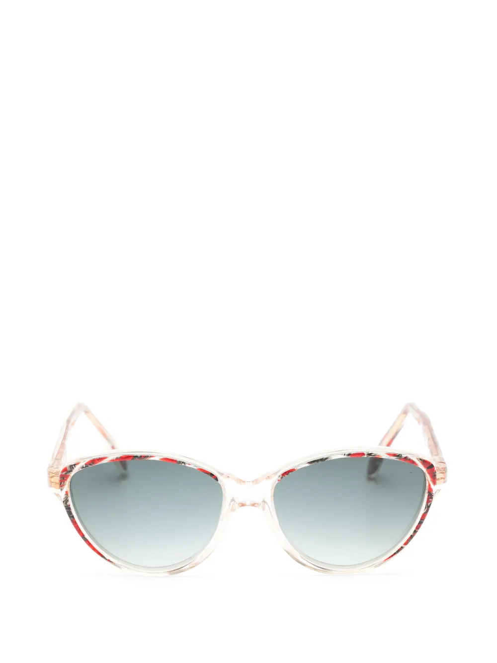 Saint Laurent Pre-Owned 1990s Arion cat-eye sunglasses - Nude