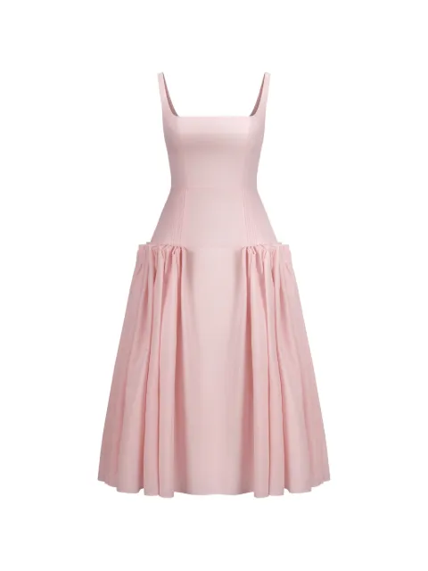 THE ARKOW vestido midi Sienna plisado