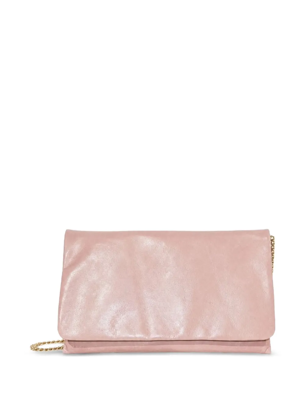 Poche Paris chain-strap clutch bag - Rosa