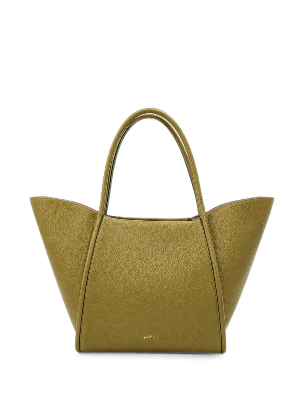 Poche Paris grainy leather tote bag · OS