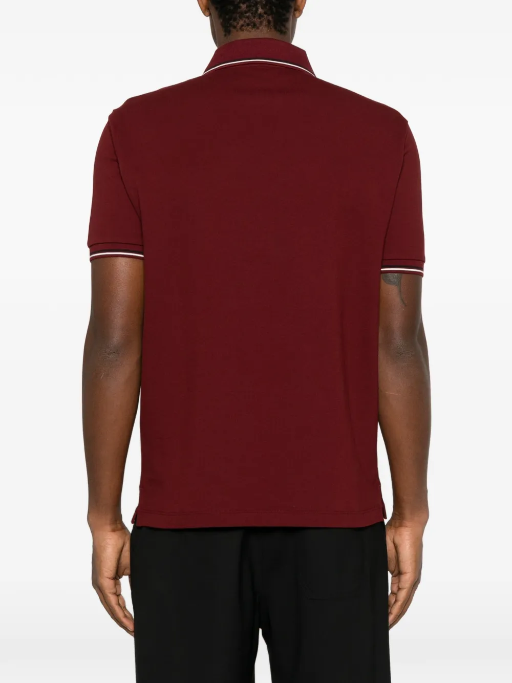 Emporio Armani Poloshirt met logopatch Rood