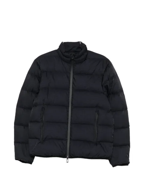 Emporio Armani logo-print quilted jacket