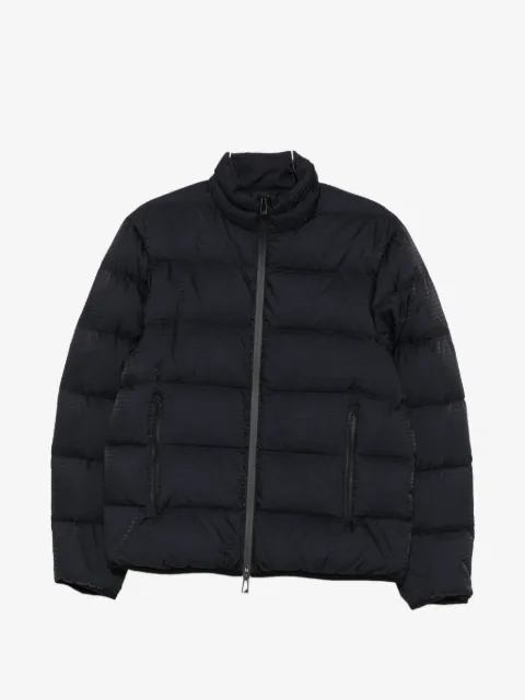 Emporio Armani logo-print quilted jacket