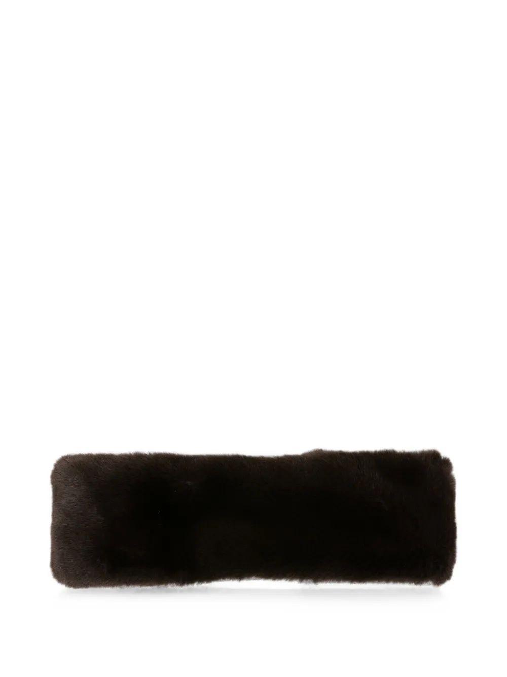 Apparis faux-fur elasticated headband - Braun