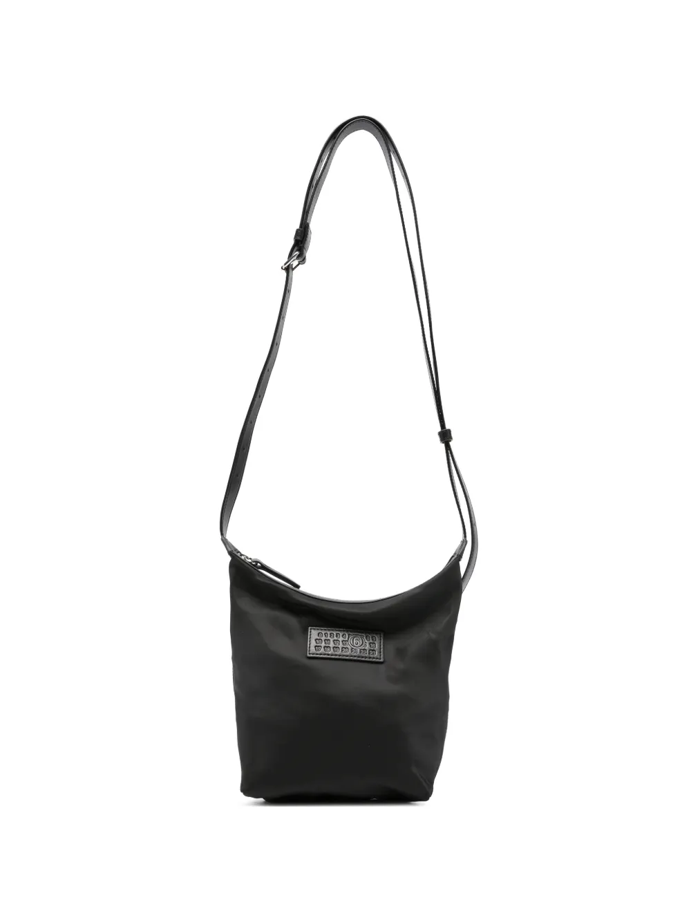 MM6 Maison Margiela logo-patch crossbody bag - Nero