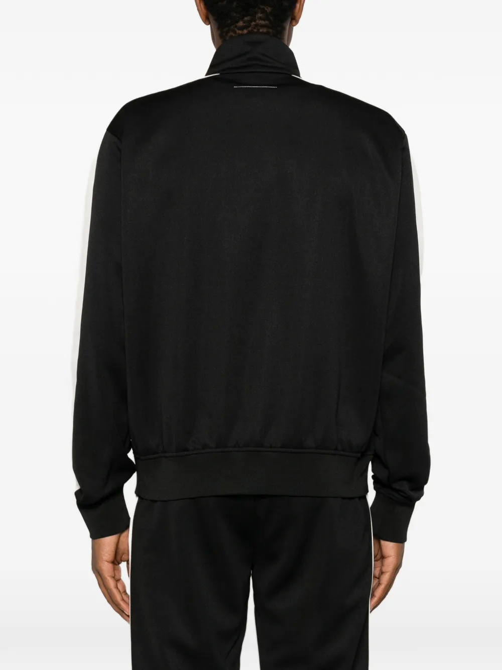 MM6 Maison Margiela Sweater met zijstreep Zwart