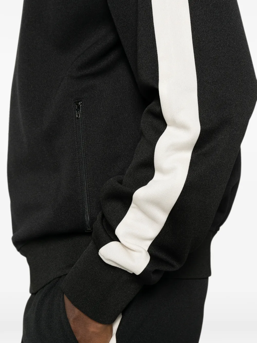 MM6 Maison Margiela Sweater met zijstreep Zwart