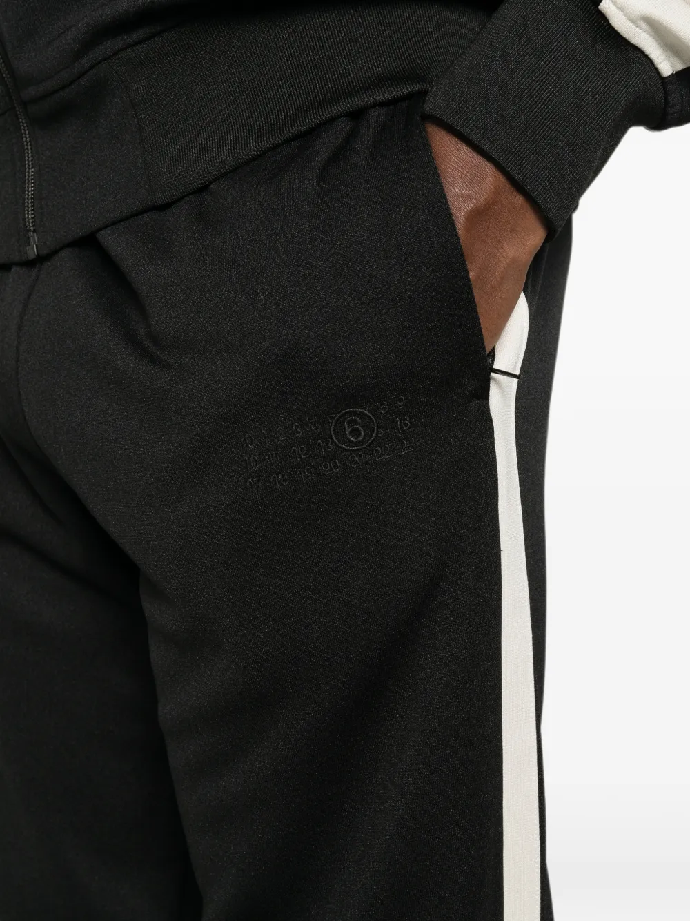 MM6 Maison Margiela Trainingsbroek met trekkoordtaille Zwart
