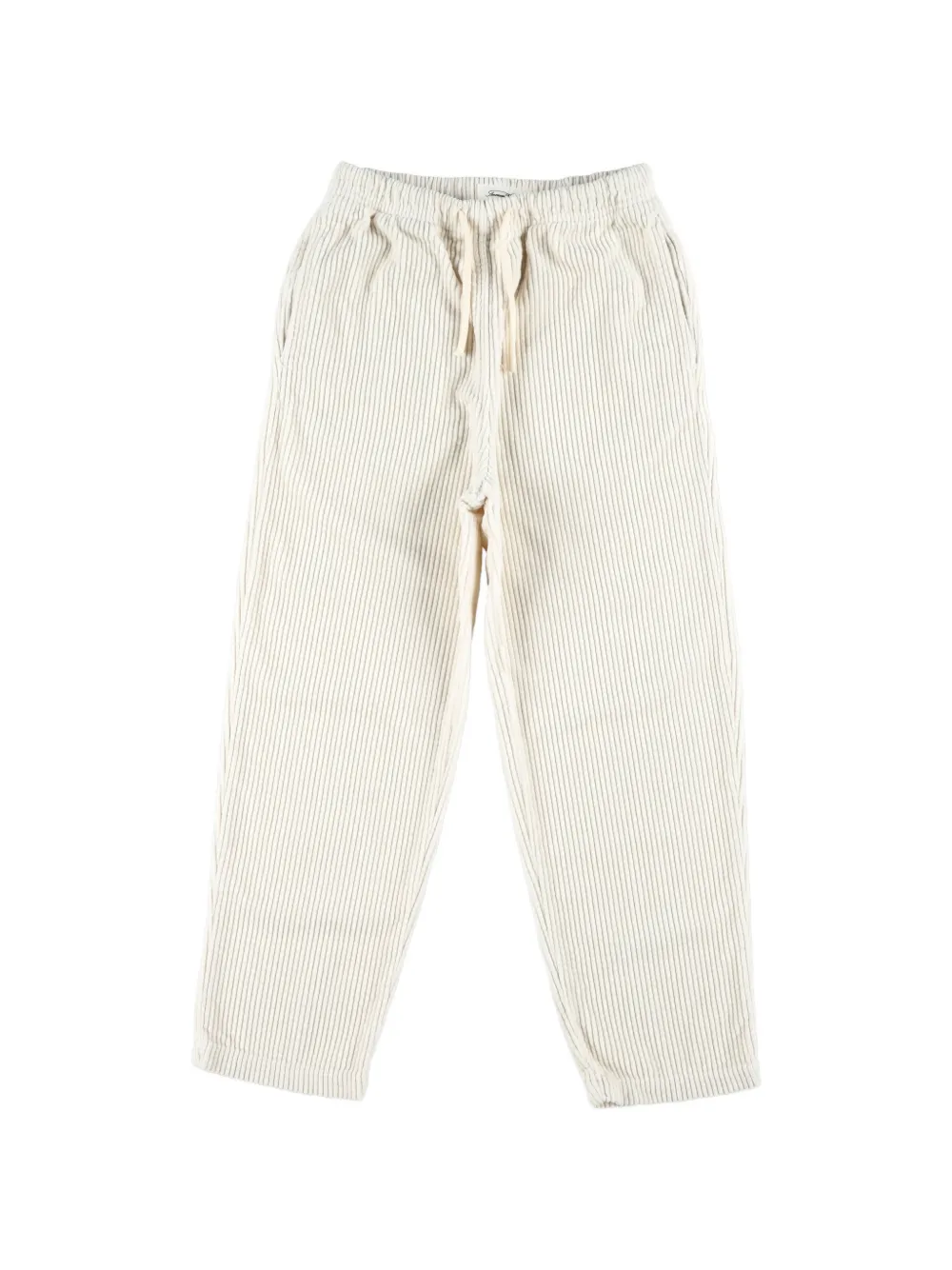 American Vintage Kids corduroy drawstring trousers - Toni neutri