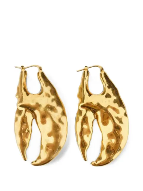 Jacquemus hammered-effect earrings