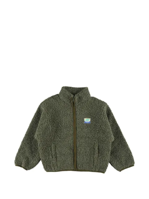 American Vintage Kids Hoktown zip-up teddy-pile jacket