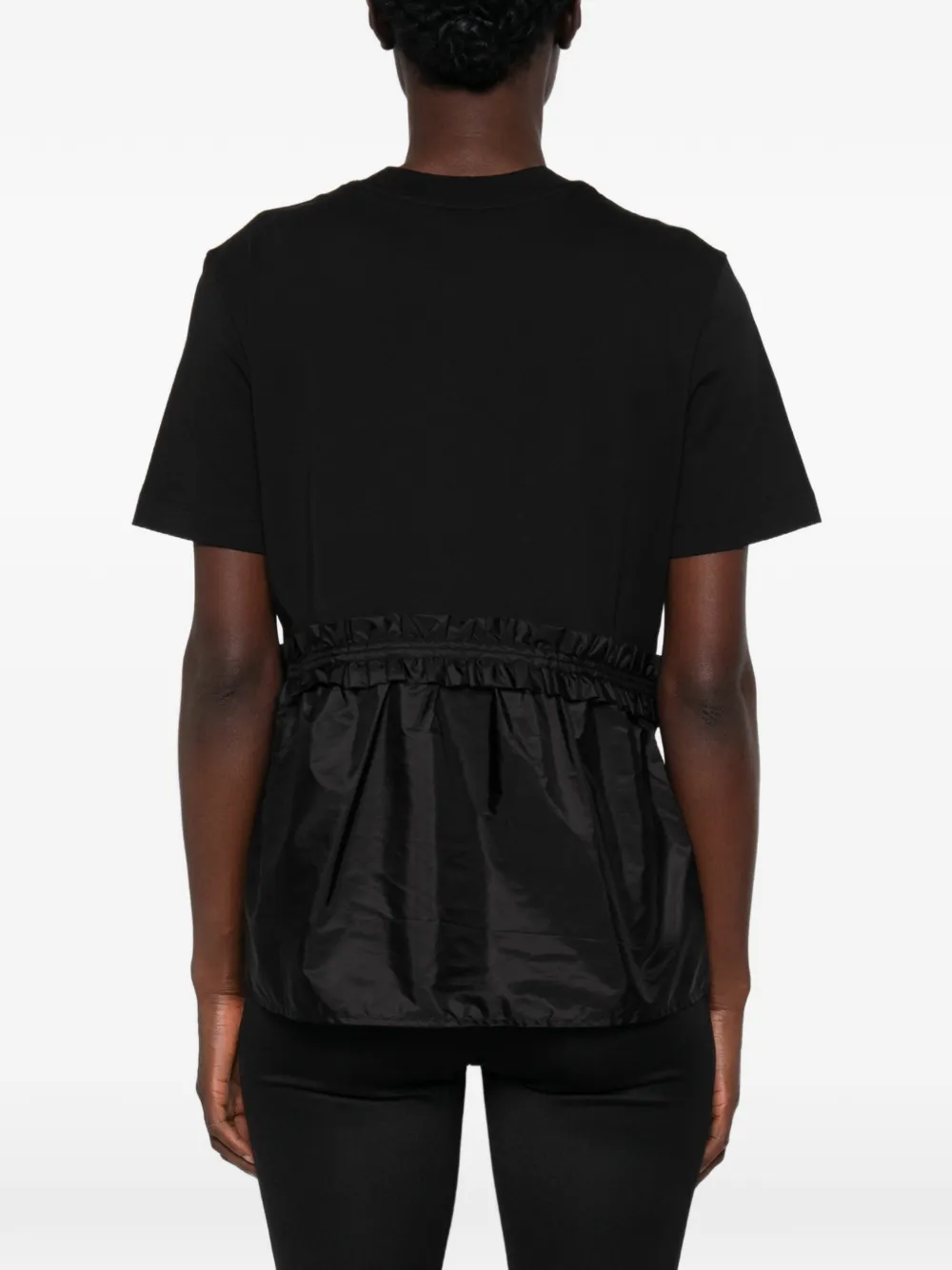 Moncler T-shirt met vlakken Zwart