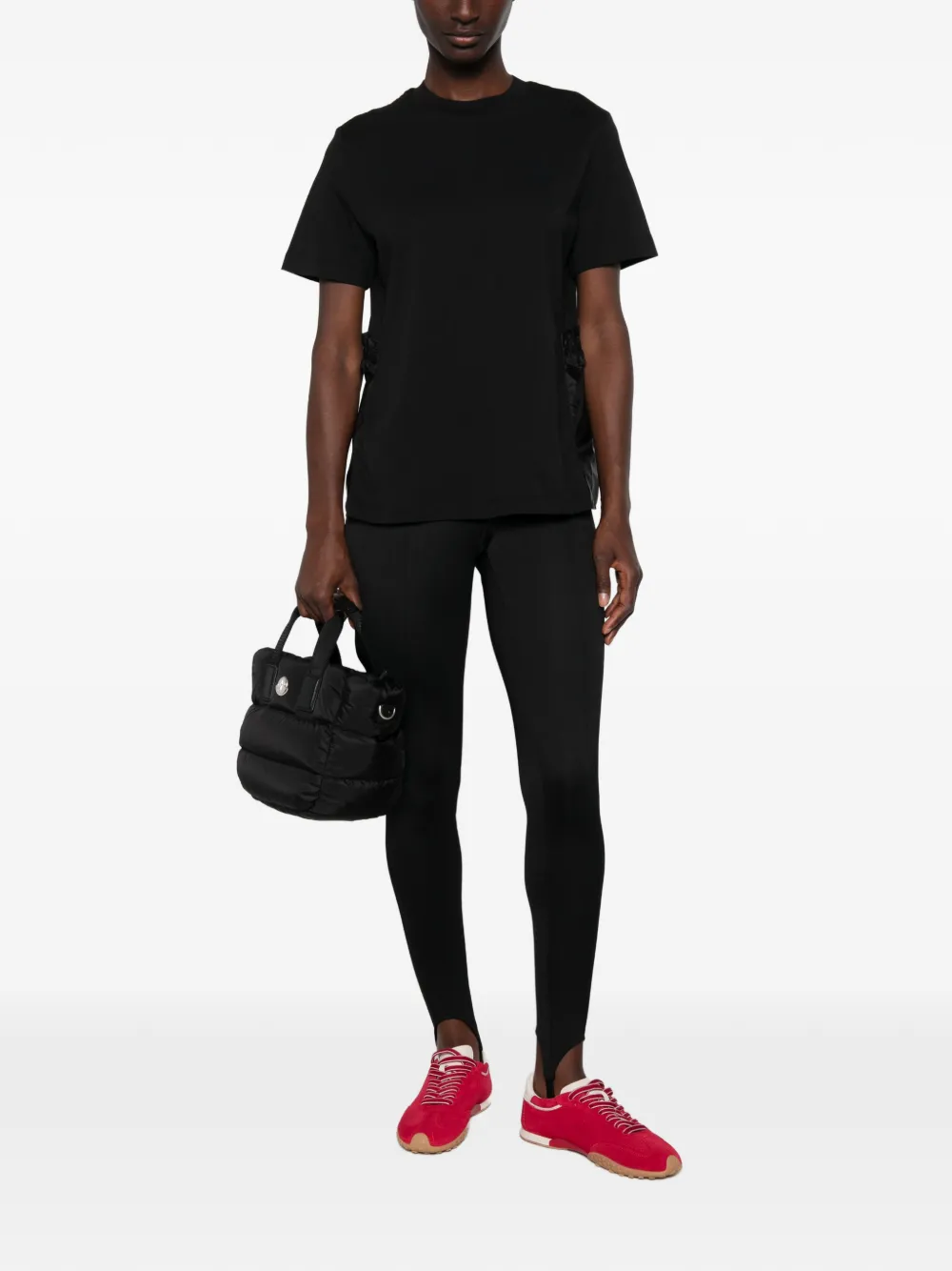 Moncler T-shirt met vlakken Zwart