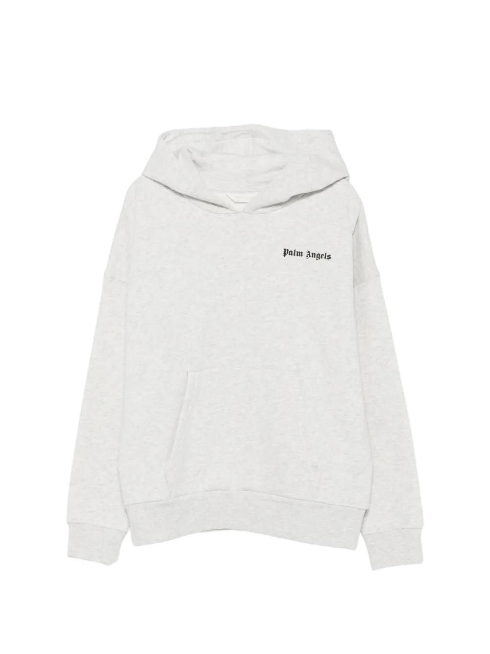 Palm Angels Kids long-sleeve logo-print hoodie Grijs
