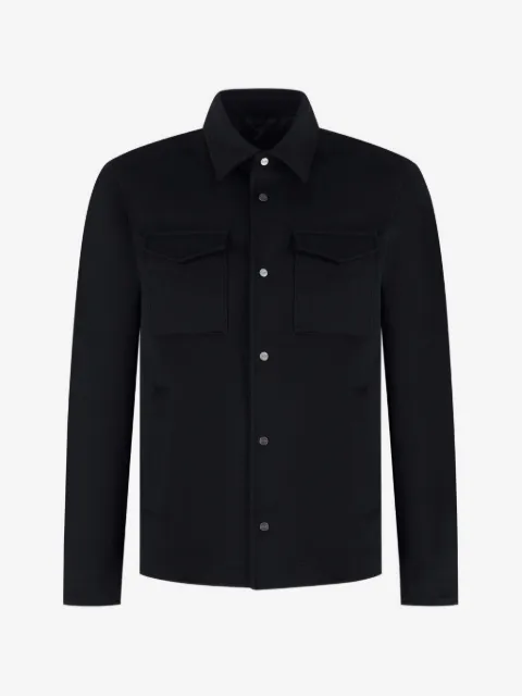 Herno button-up pocket shirt jacket