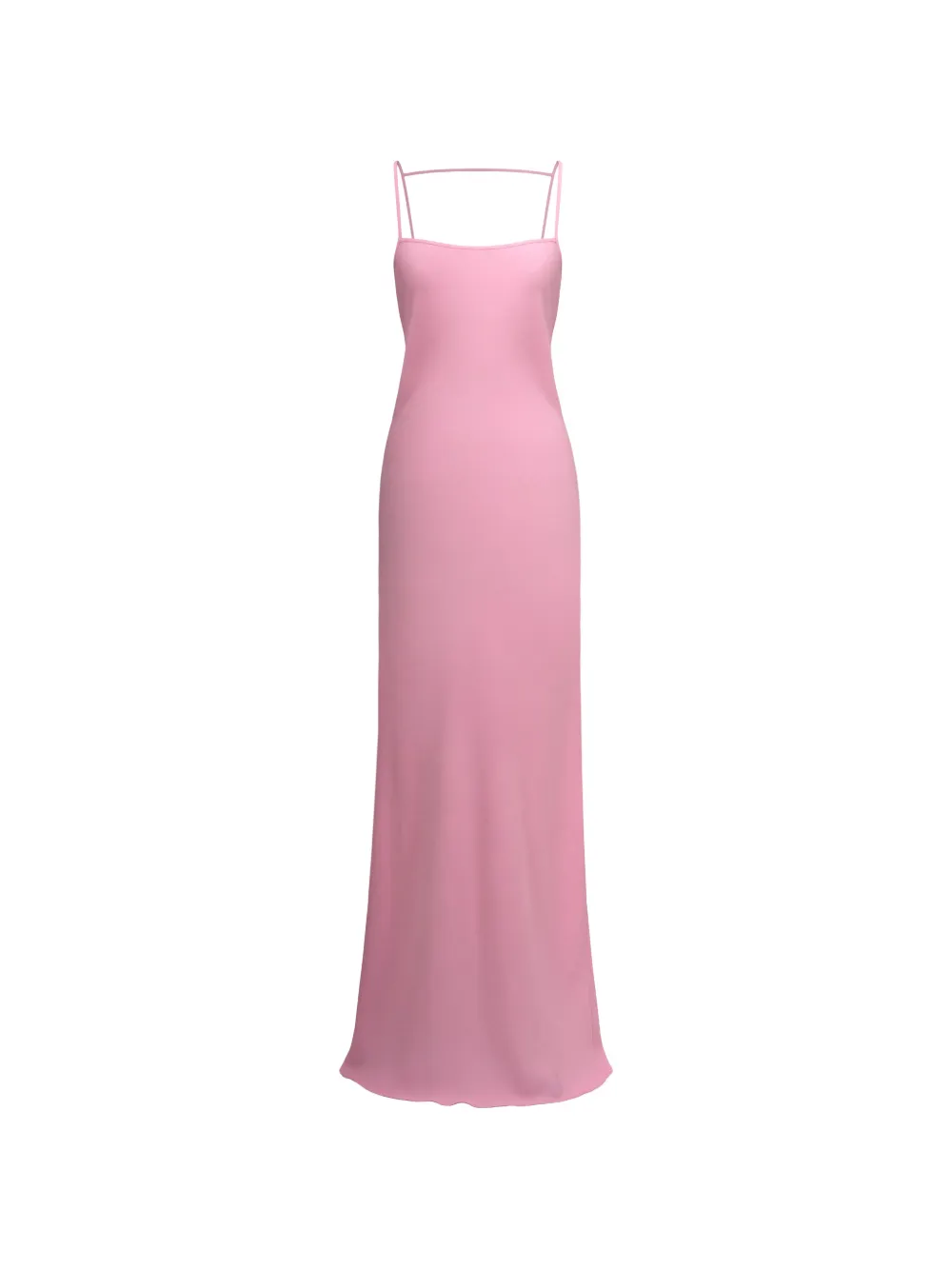 THE ARKOW Laura open-back maxi dress - Rosa